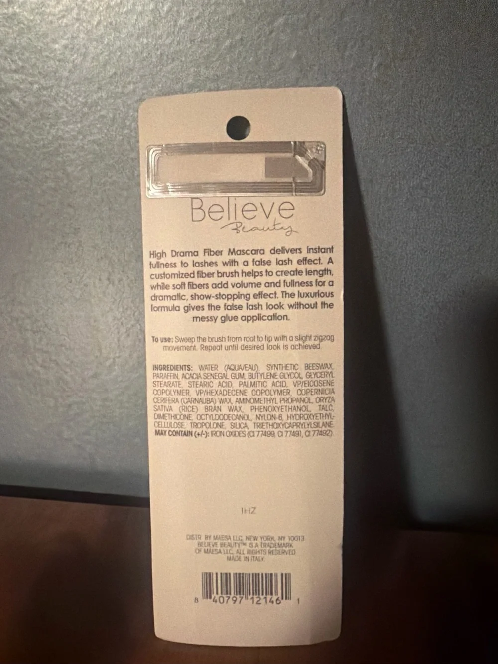 Believe Beauty High Drama Fiber Mascara - Brown